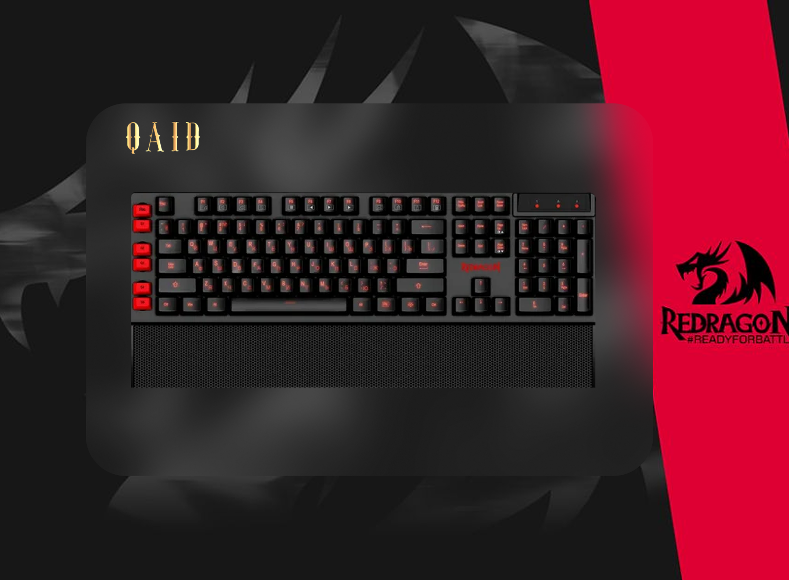 Redragon K505 Yaksa Gaming Keyboard – 7 Color Backlit & Multimedia Keys (NEW)